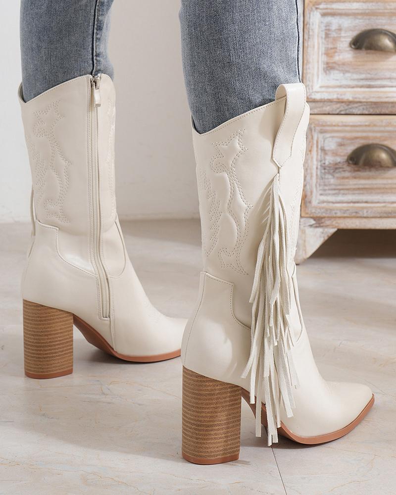 Tassel Cowgirl Boots