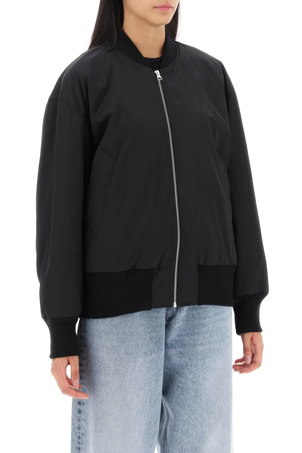 Technical Cotton Bomber Jacket