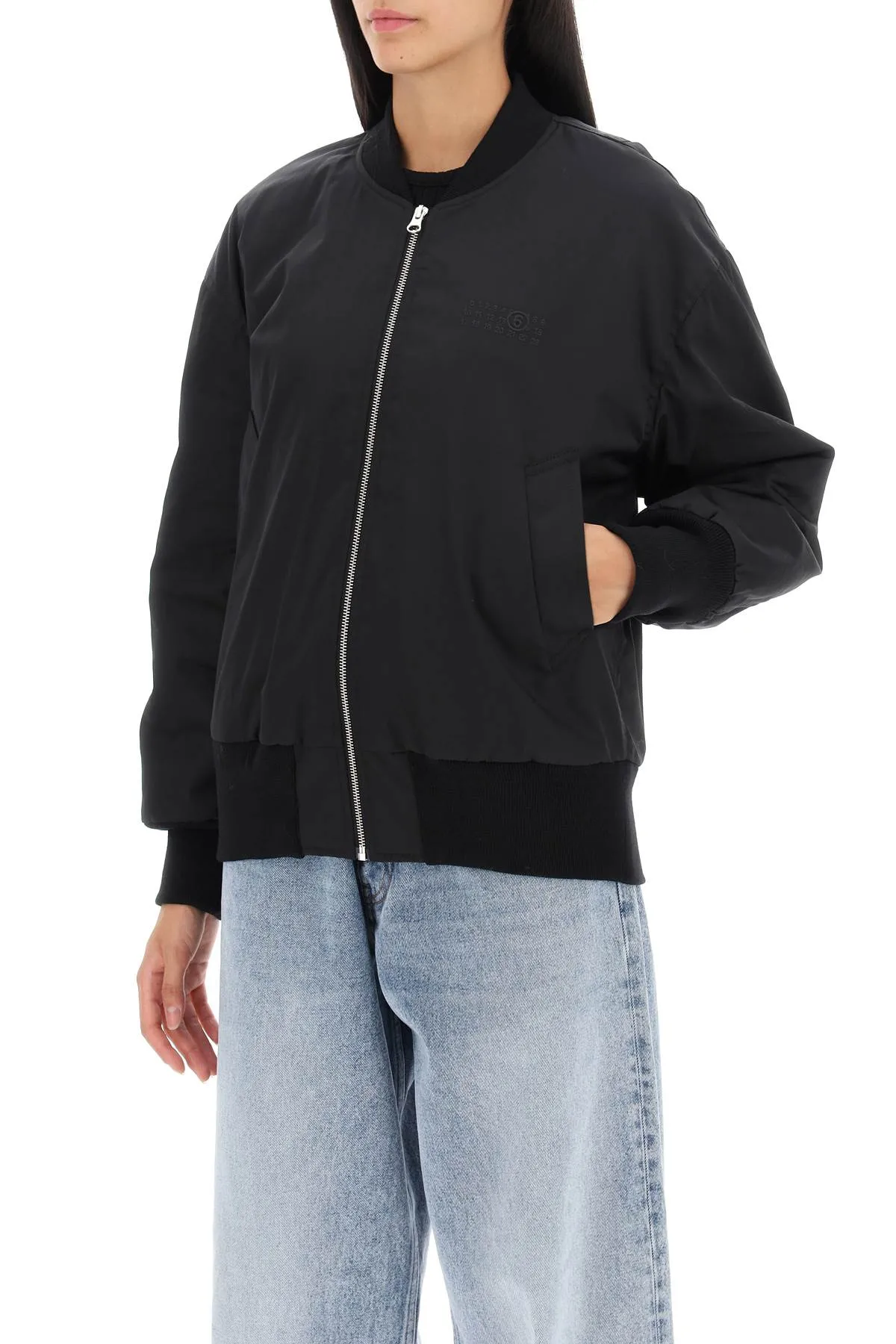 Technical Cotton Bomber Jacket