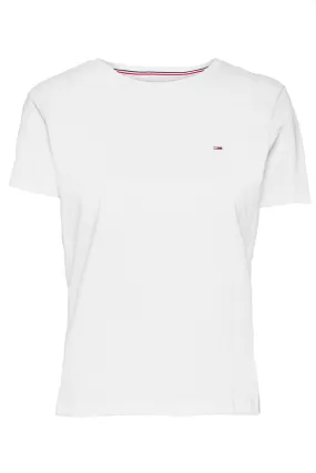 Tommy Hilfiger Women Regular Logo Tee White