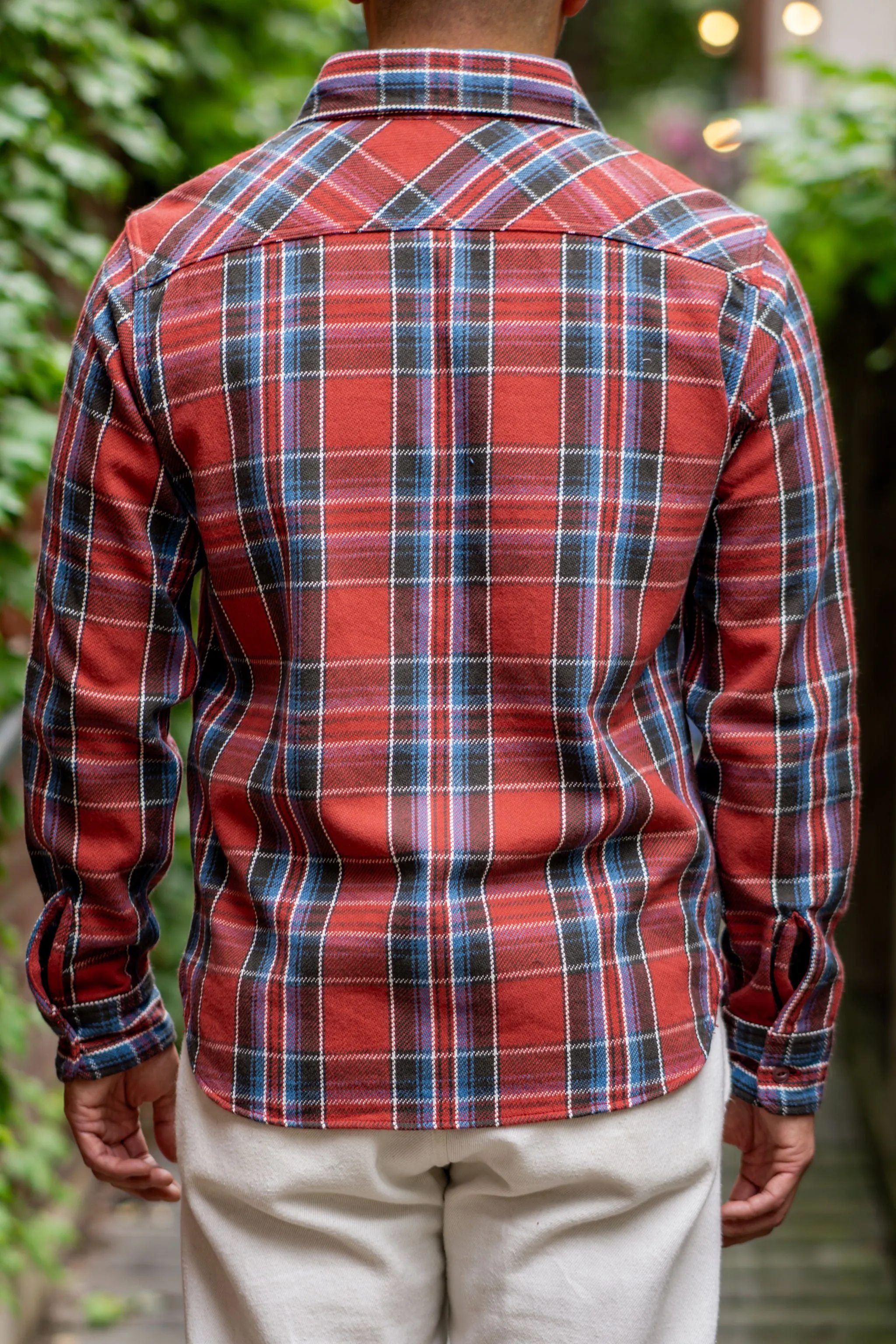 UES Heavy Flannel Shirt B-Type  - Red