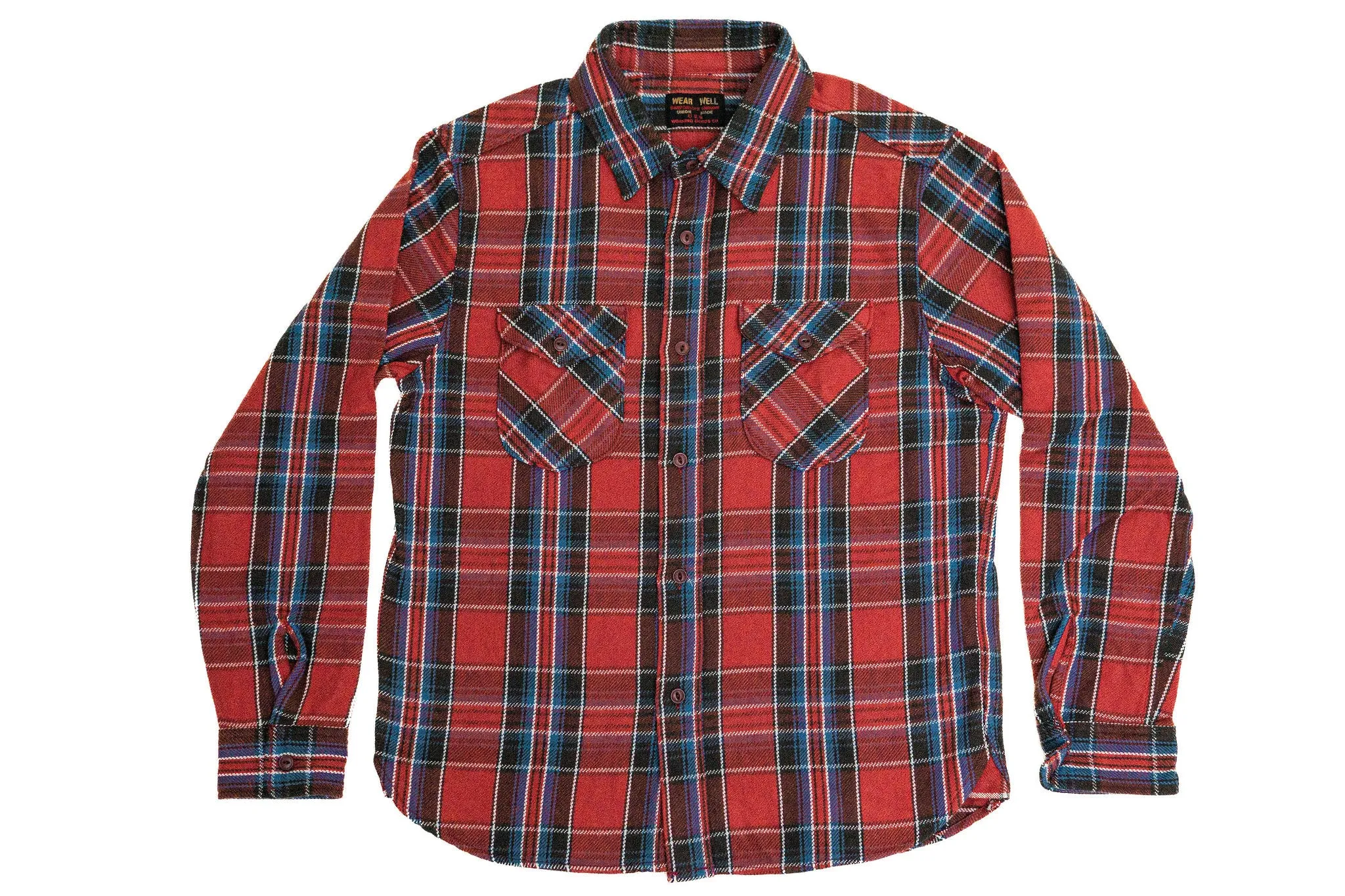 UES Heavy Flannel Shirt B-Type  - Red