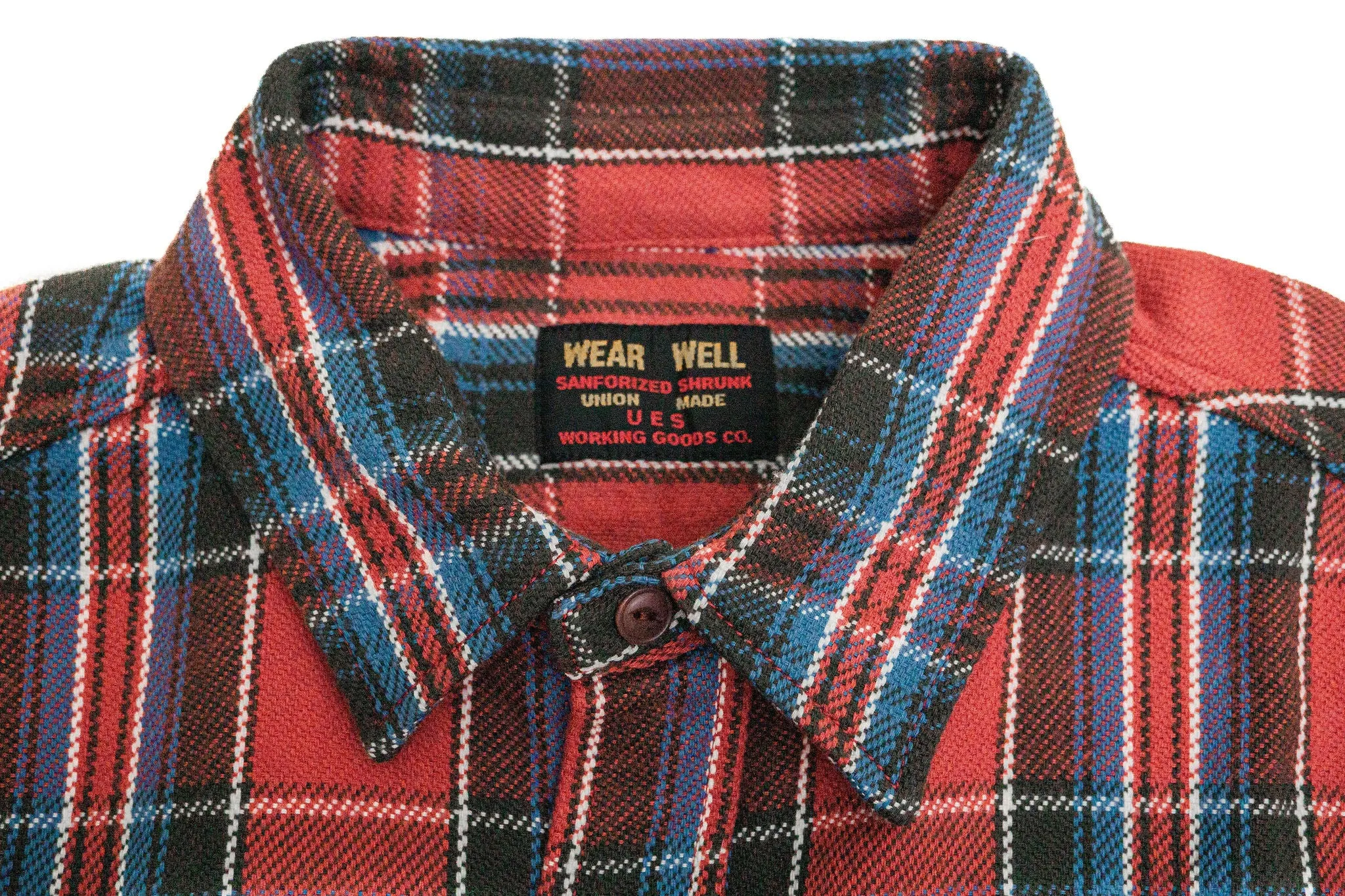 UES Heavy Flannel Shirt B-Type  - Red