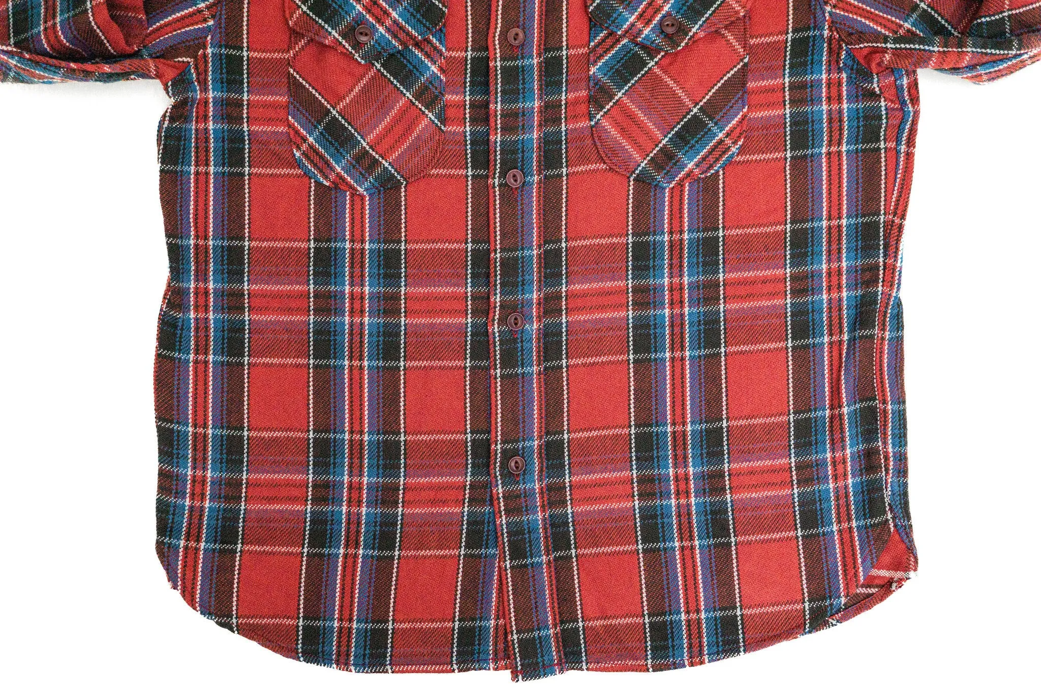 UES Heavy Flannel Shirt B-Type  - Red