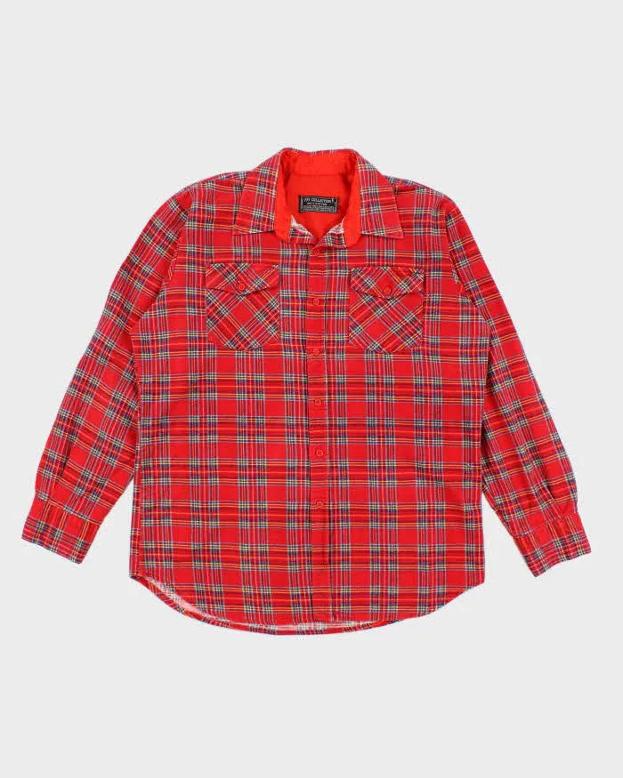 Vintage 80s 777 Collection Flannel Shirt - L