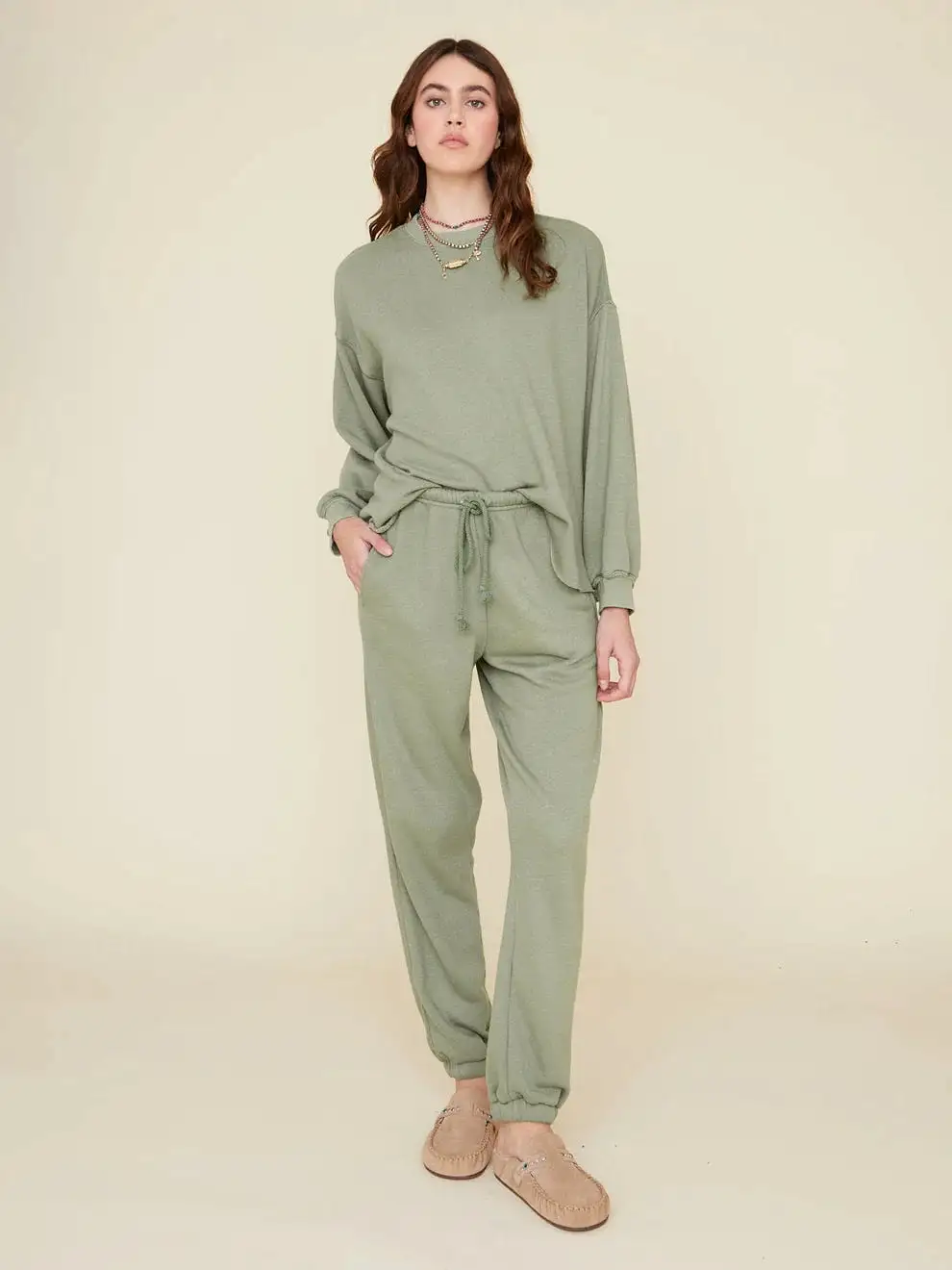 XIRENA Green Agate Devi Sweatpant